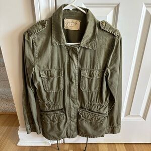 Khaki velvet jacket